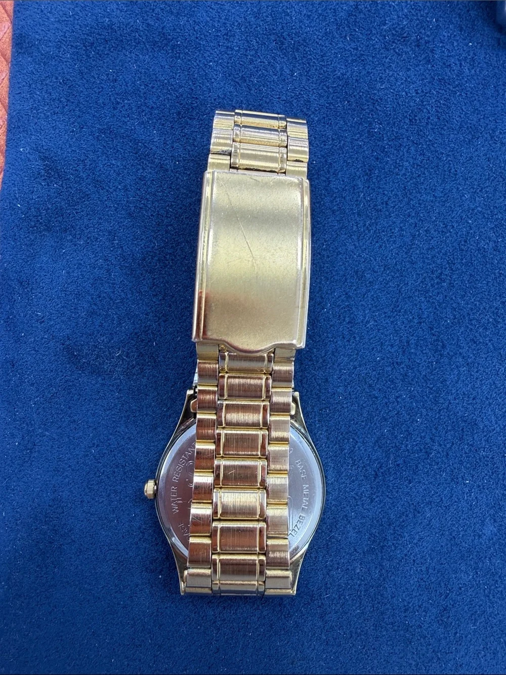Bulova Gold Dial Men's Dress Watch with Day/Date